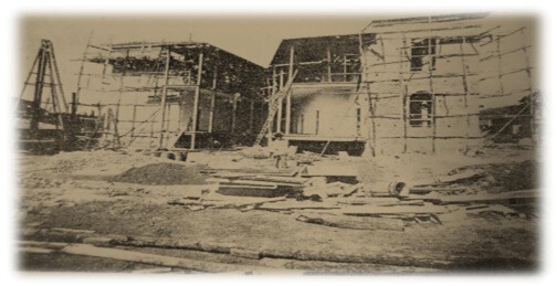 Grupo Escolar Gomes Cardim em construção - 1925