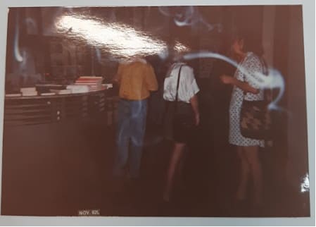 Lançamento do livro Sangue e Sangue de Erlon Paschoal - novembro de 1992