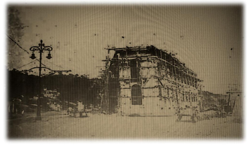 Grupo Escolar Gomes Cardim em fase final de construção - 1926